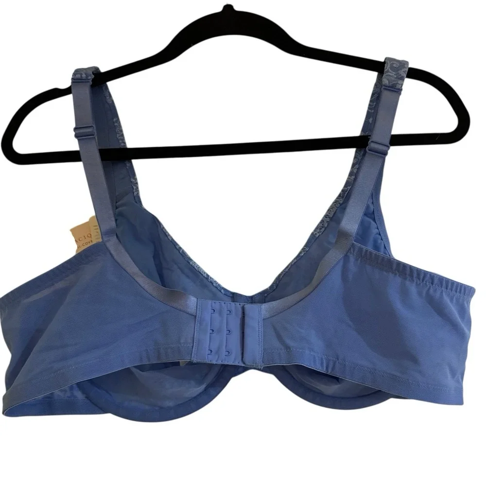 Cacique Blue Lace Underwire Bra